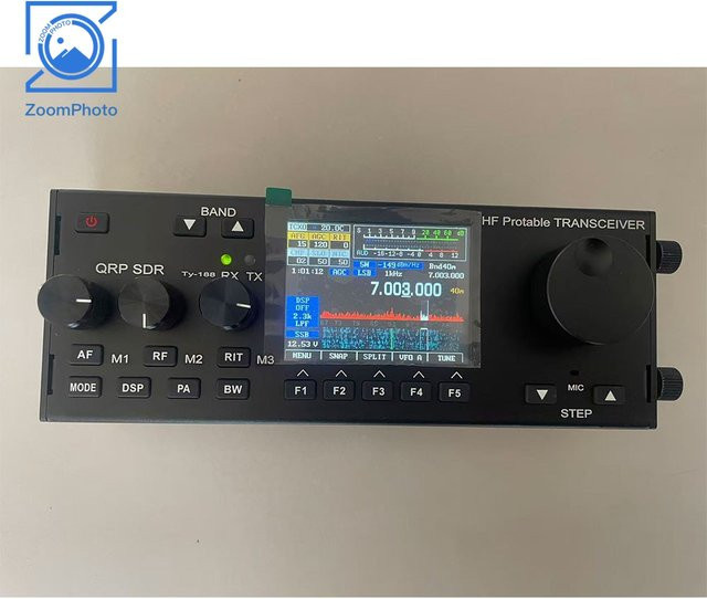 HamGeek BS-188 MCHF V0.6.3 Kurzwellen HF-SDR-Transceiver mit Touchscreen-Farbdisplay in Schwarz für SSB, CW, AM und FM - Bild 1
