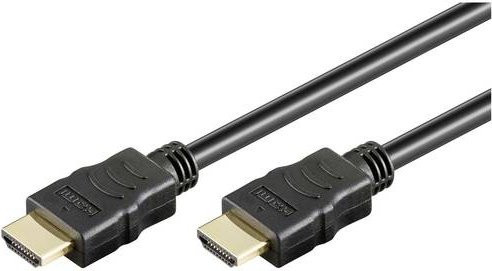 Goobay HDMI Anschlusskabel 4K UHD eARC vergoldet Schwarz 15,00 m - Bild 1