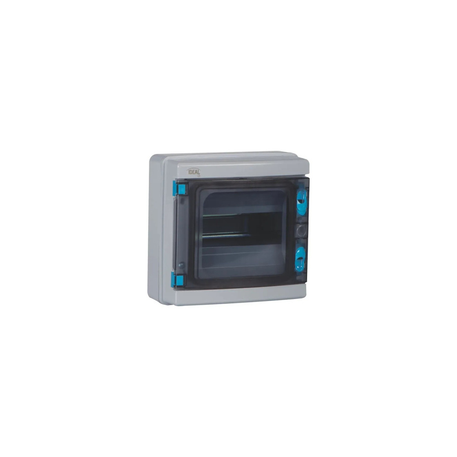 Kanlux Verteiler Sicherungskasten KDB IP65 Aufputz aus ABS-Kunststoff, Grau, 8-Module - Bild 2