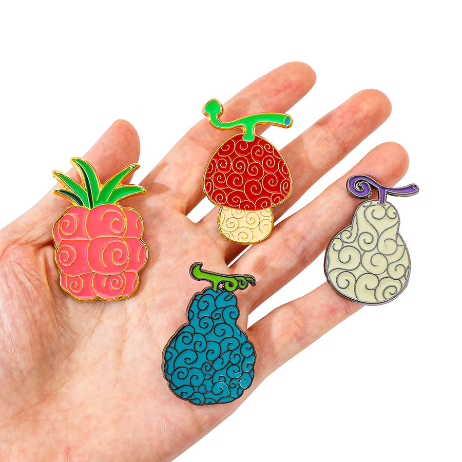 Bandai Brosche Anime Emaille-Pins, Teufelsfrucht-Abzeichen - Bild 4