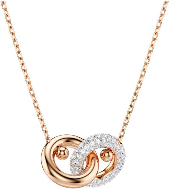 Swarovski Halskette Dextera, Roségold, Bicolor, Kristall, Damen - Bild 1