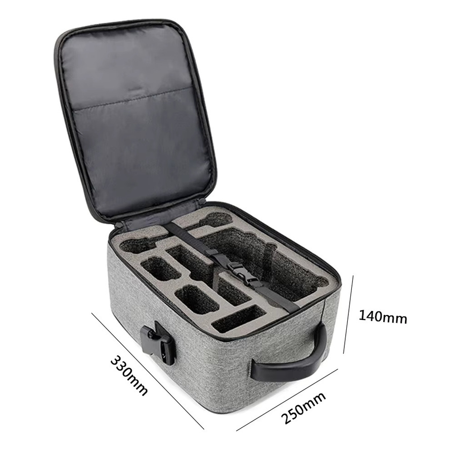 FIMI X8 SE 2020 Drohnen-Tragetasche aus Nylon mit Reißverschluss in Grau - Bild 6