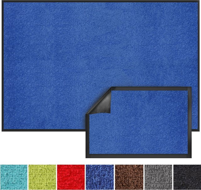Karat Schmutzfangmatte Monochrom Blau aus Polypropylen - Bild 1