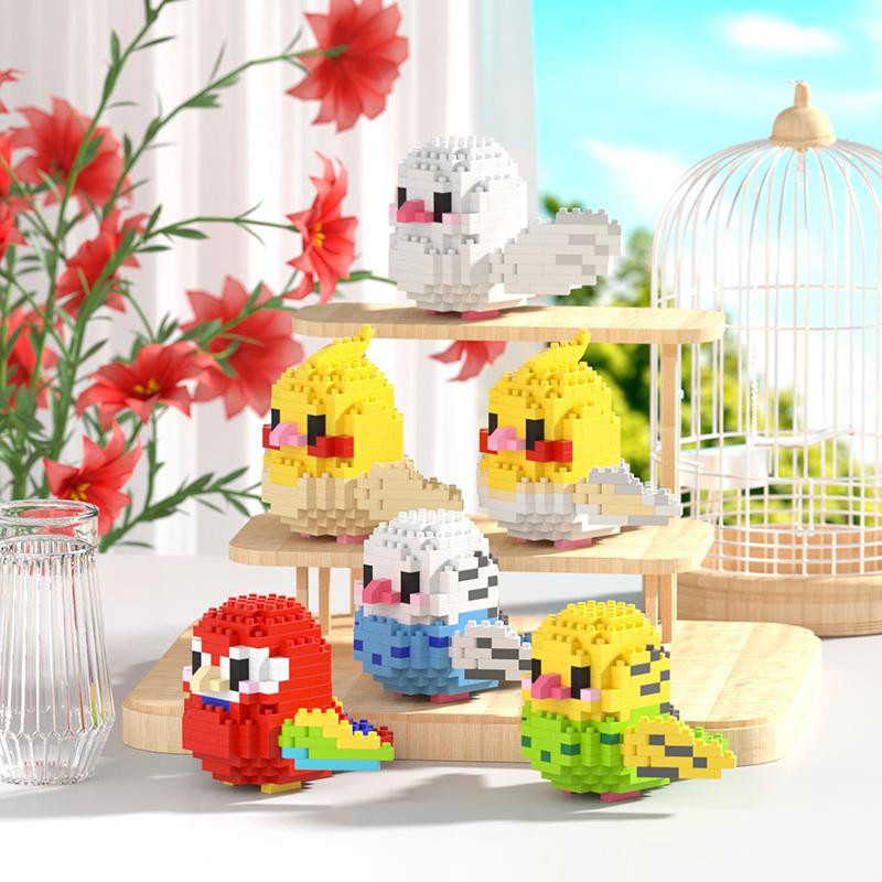 Linyi toy Papagei, Baustein, Bunt, ab 6 Jahren - Bild 1