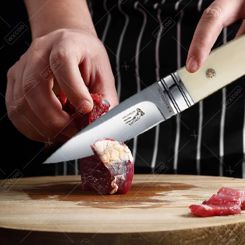 WXCOO Multifunktionales Steakmesser aus Edelstahl mit Scheide für BBQ und Küche - Bild 1