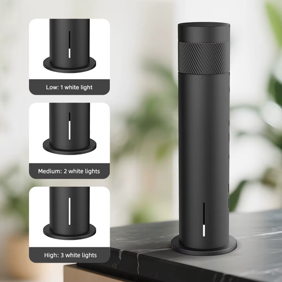 NAMASTE Intelligenter Elektrischer Duftspender Wasserloser Aroma-Diffusor für Große Räume bis 200m³ in Schwarz oder Silber - Bild 4
