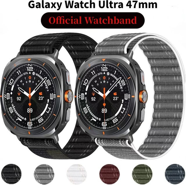 Samsung Uhrenarmband Nylon, Schwarz, Unisex - Bild 1