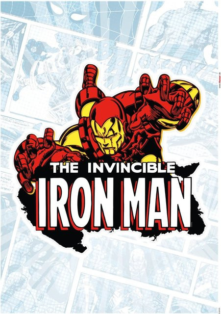 Komar Deko-Sticker Iron Man Classic, Multicolor, Breite: 50 cm, Höhe: 70 cm - Bild 1