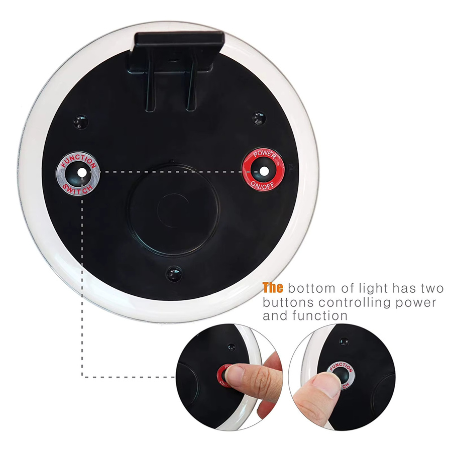 ESTINK Solarbetriebenes Outdoor-Navigationslicht mit 6 Modi, IP67 wasserdicht, RGB Multicolour, Schwarz mit Fernbedienung für Boote und Garten - Bild 3