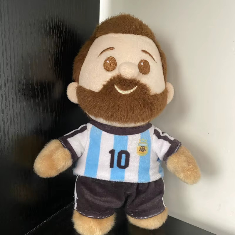 Bandai Messi Fußballstar Plüschpuppe, Stofftier, 18cm - Bild 4