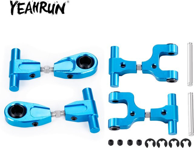 YEAHRUN Aluminiumlegierung vorderer/hinterer oberer Schwinge, Zubehör, Blau - Bild 1