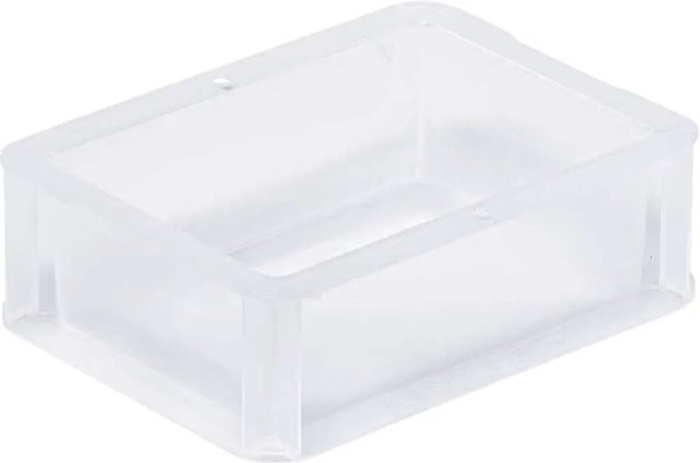 Eurobox-System Vollwand Box Transparent B: 20 cm, T: 15 cm, H: 7 cm - Bild 1