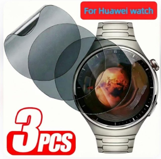 Huawei Displayschutzfolie Hydrogel, 3 Stück, Smartwatch Zubehör - Bild 1