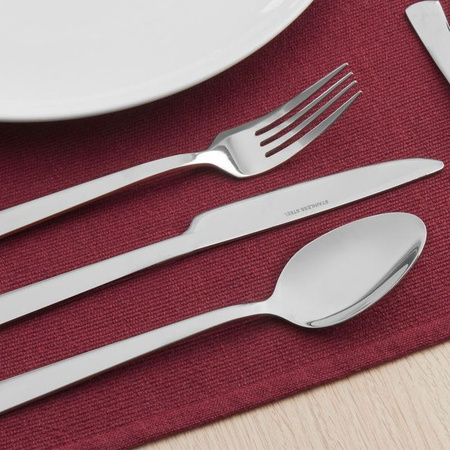 NKD Besteck-Set aus rostfreiem Edelstahl, 3-teilig, Silber, poliert