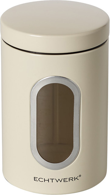 ECHTWERK Vorratsdose single, beige, 1,4 l, B/T/H: 11 x 18 x 18 cm - Bild 1