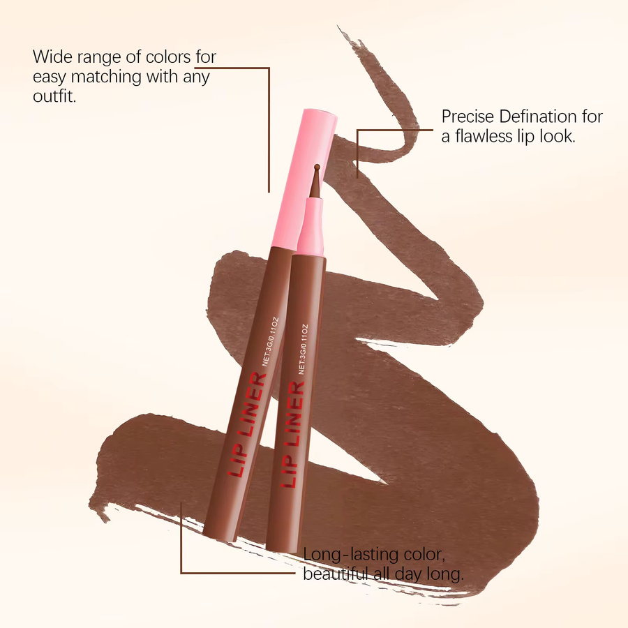 AMZ Lipliner, Braun, Wasserfest, 3g - Bild 2