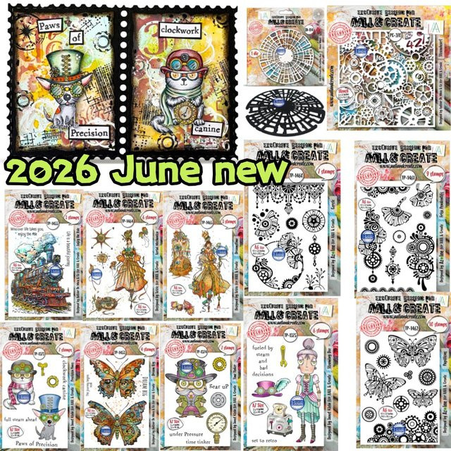 Schmetterling und Libelle Metall-Stanzformen mit Stempel für Scrapbooking und Bastelarbeiten in Multicolour - Bild 1