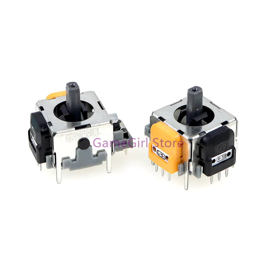 2er Set Hall Effect Joystick Ersatz für Xbox 360 Controller, OCGAME 3D Analog Stick Sensor Modul, Multicolor - Bild 2