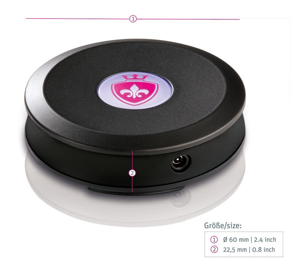 Mystim Empfänger Sultry Sub Kanal 2 in Schwarz kompatibel mit Mystim E-stim-Toys - Bild 3