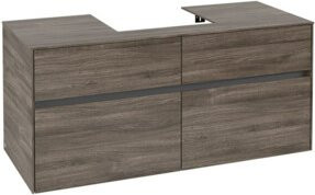 V&B Waschtischunterschrank Collaro in Stone Oak mit mittigem Waschtisch, B/T/H: 120 x 54,8 x 50 cm - Bild 1
