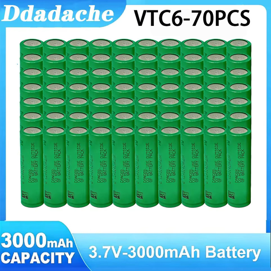 Sony VTC6 18650 Lithium-Ionen-Akku, 3,7 V, 3000 mAh, Farbe: Grün - Bild 4
