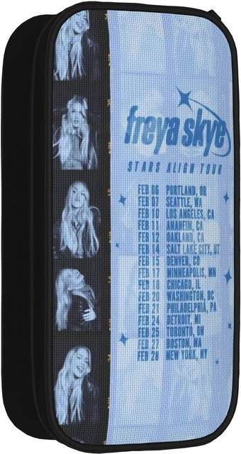 Freya Skye Stars Align Tour 2026 Doppellagiges Stifteetui in Blau - Bild 1