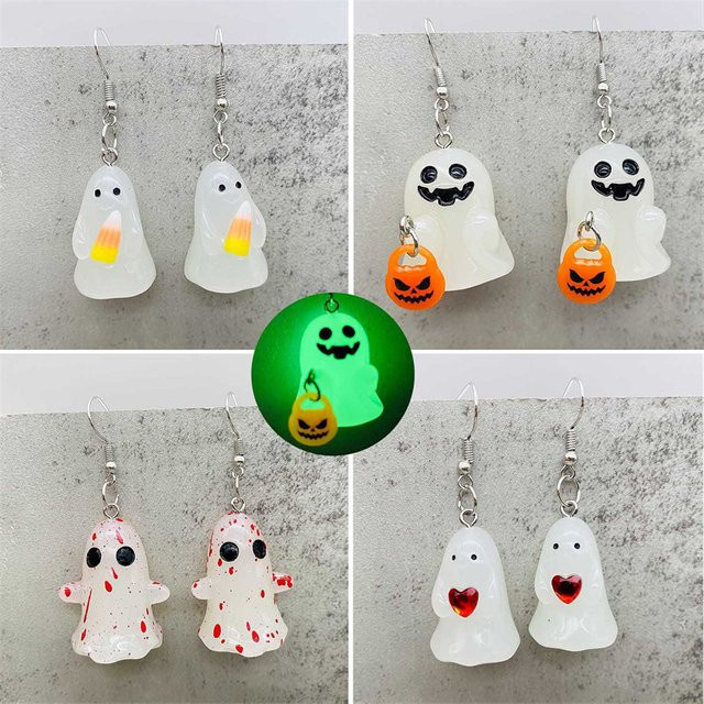 RINHOO FRIENDSHIP Ohrringe, Acryl, Halloween, Damen - Bild 1