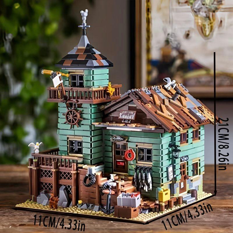 Yiran toy Fischerhütte Bausteine 2614 Teile ab 14 Jahren - Bild 3