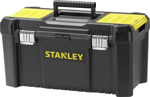 Stanley Essential Werkzeugbox aus Kunststoff mit Metallschließen, Schwarz, 48,26 cm - Bild 2