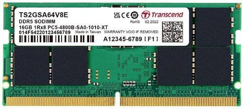 Transcend TS3200HLB-16G DDR4 PC-Arbeitsspeicher Modul, 16GB, 3200MHz, 288pin DIMM, CL22, Grün - Bild 1