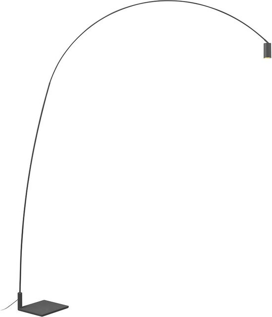 Nemo Lighting Fox LED-Bogenstehleuchte in Titangrau, dimmbar und verstellbar - Bild 1