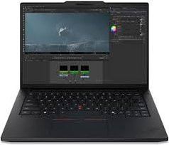 Lenovo ThinkPad P14s G7 Notebook in Schwarz mit Intel Core Ultra 7 366H, 14,5 Zoll WUXGA Display, 64GB RAM, 1TB SSD, RTX PRO 500B Grafikkarte und Windows 11 Pro - Bild 1