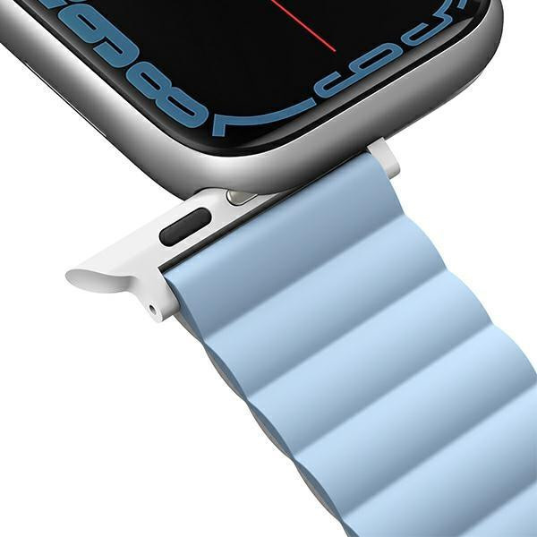 UNIQ Reversible Magnetic Armband für Apple Watch 42mm in Weiß und Blau - Bild 5