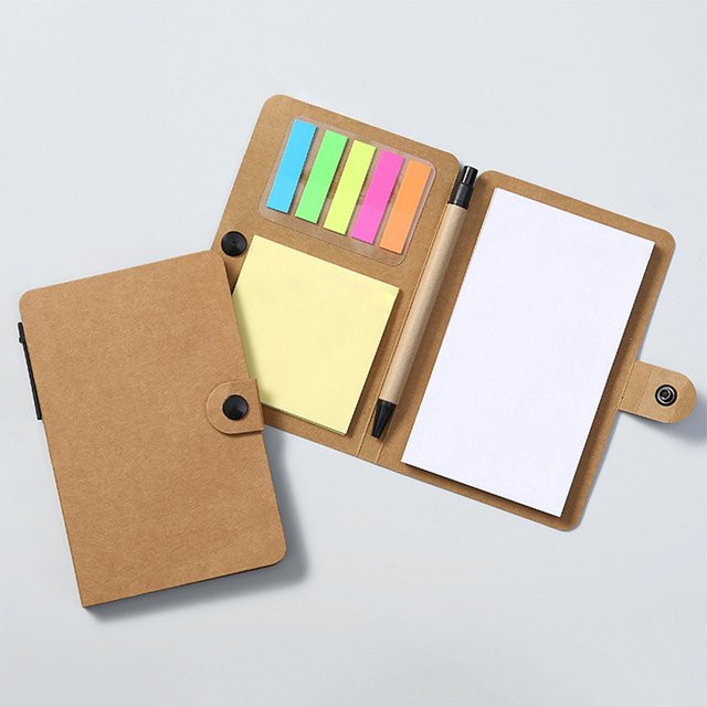 2er-Pack Taschennotizbücher mit Hardcover und Stift in Grün, Blanko-Reisetagebuch-Set mit Post-it-Halterung - Bild 1