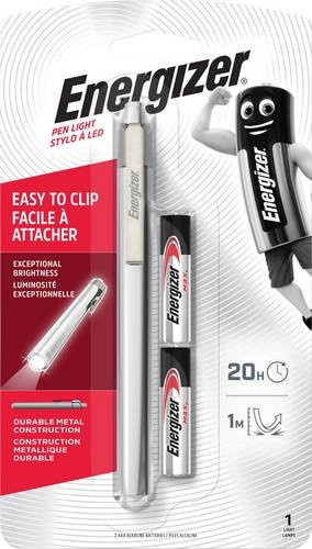 Energizer Metal Penlight LED Taschenlampe aus Metall in Silber mit 35lm - Bild 1