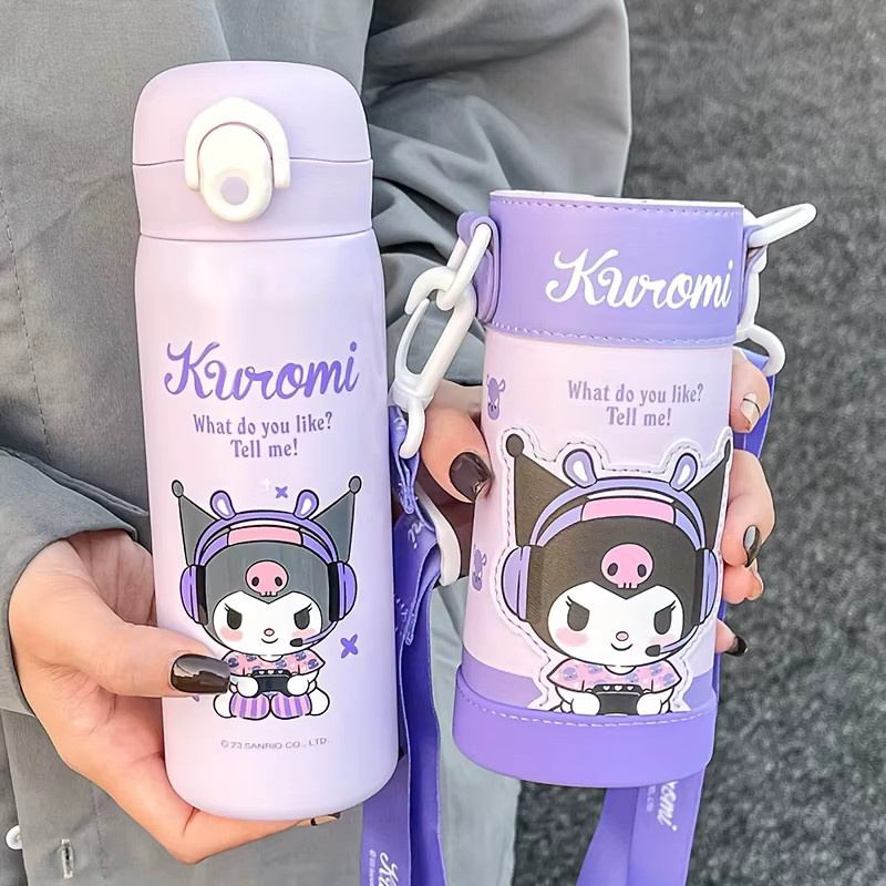 Sanrio Isolierbecher aus Edelstahl mit 500 ml Volumen in Blau und Lila - Bild 2