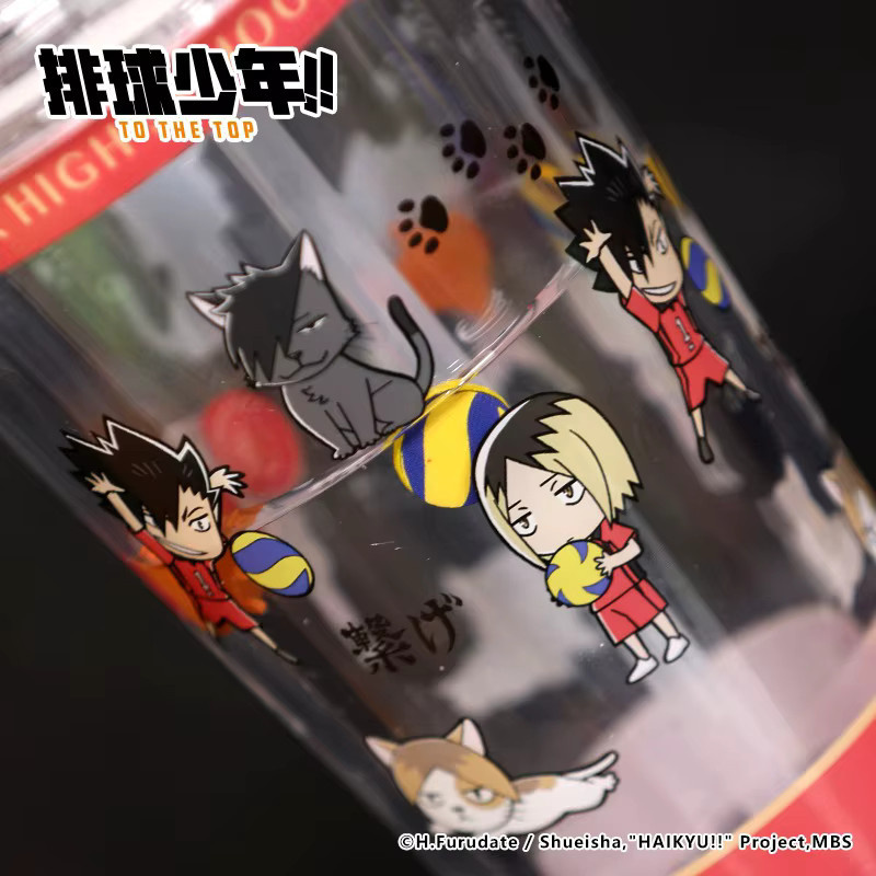 Haikyuu!! Shoyo Hinata Trinkbecher mit Stroh aus transparentem Kunststoff von XINGHEDONGMAN - Bild 3