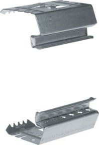 Tehalit Kupplungspaar BRS 651309 von Hager in Silber - Bild 1