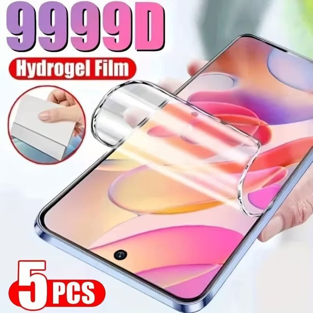 Xiaomi Hydrogel-Displayschutzfolie transparent für Redmi A1 A2 A3x A4 15C Xiaomi 11 Lite 5G 13 14 15 Ultra 12 Pro Note 9 11 Pro 10S 9T - Bild 1