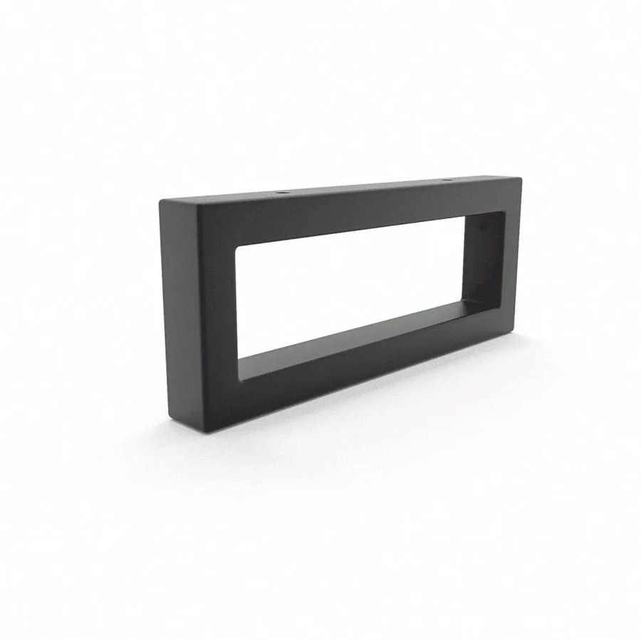 HEVVA Waschtischhalterung RHEIN Schwarz Matt, Höhe: 10 cm, Tiefe: 25 cm - Bild 2