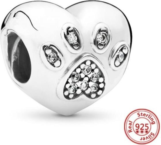 YIRAN Jewelry Anhänger Charm, 925 Silber, Perle, Zirkonia, Damen - Bild 1