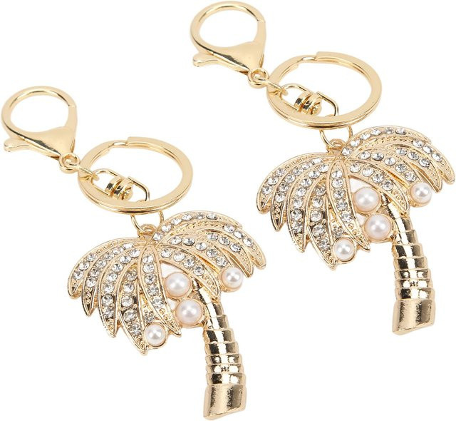GoolRC Schlüsselanhänger Kokospalme, Strass, beige, Damen - Bild 1