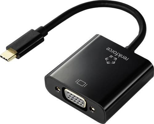 Renkforce RF-4679564 USB-C auf VGA Adapter Schwarz - Bild 1