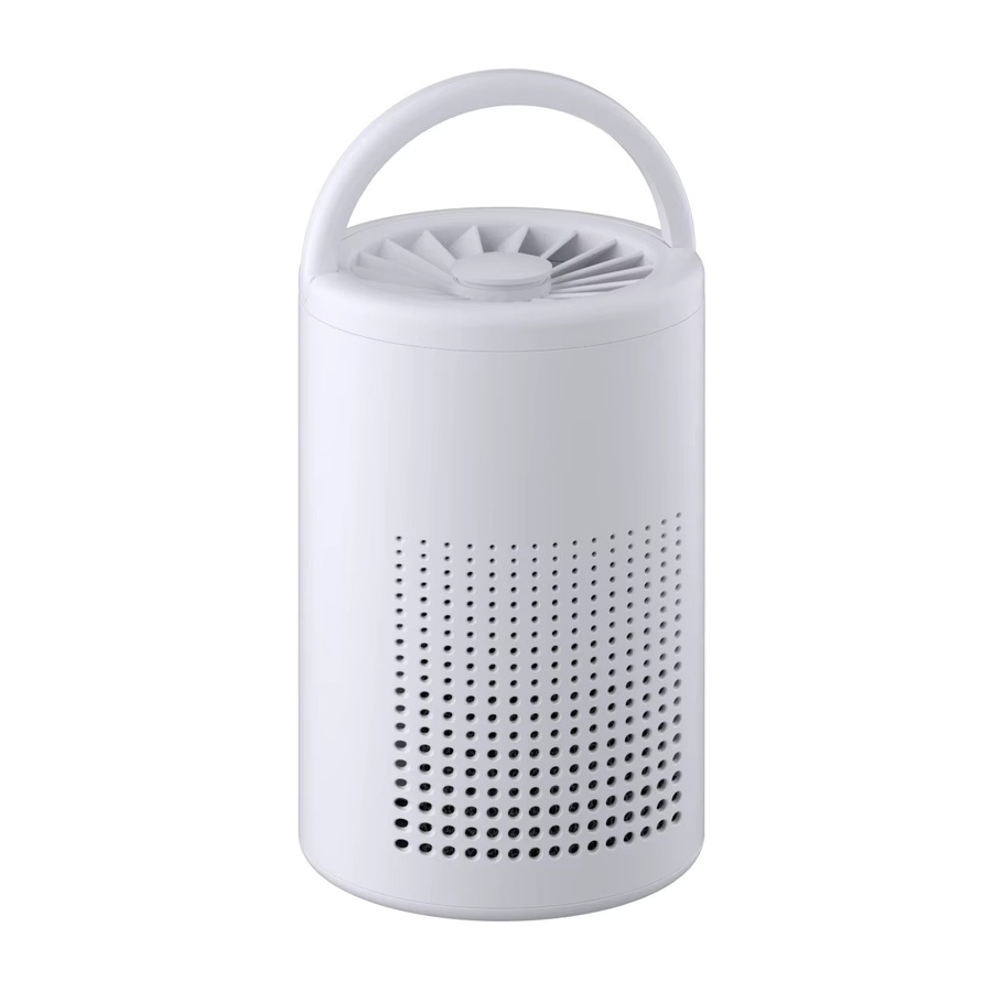 HOMEFISH USB Desktop-Luftreiniger in Weiß mit PM2.5-Filter zur Geruchsentfernung und Passivrauchfilterung für das Büro - Bild 4