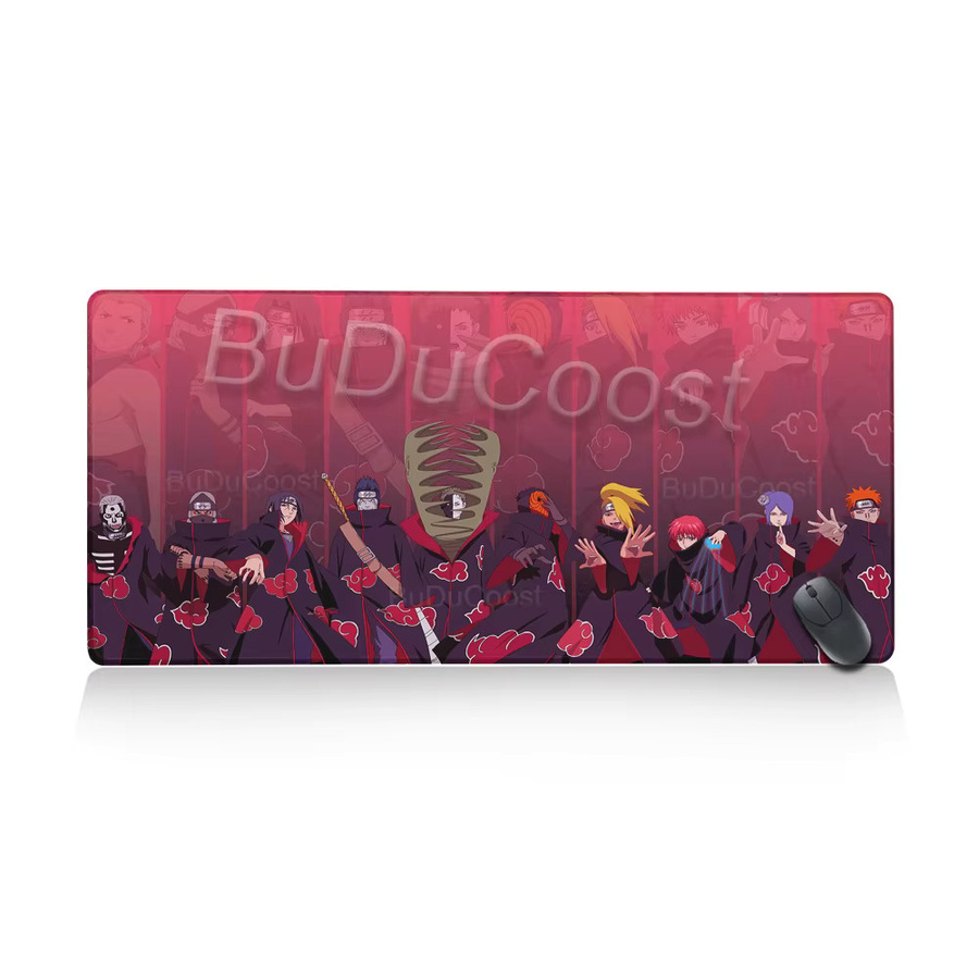 Bandai Anime Naruto Sasuke Uchiha Mauspad Multicolour Gaming Mausunterlage für PC und Tastatur - Bild 5