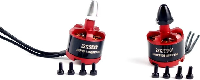 Readytosky 2212 920KV Bürstenloser Motor für F450 F550 S500 S550 X525 Quadcopter Multicopter in Silber und Rot - Bild 1