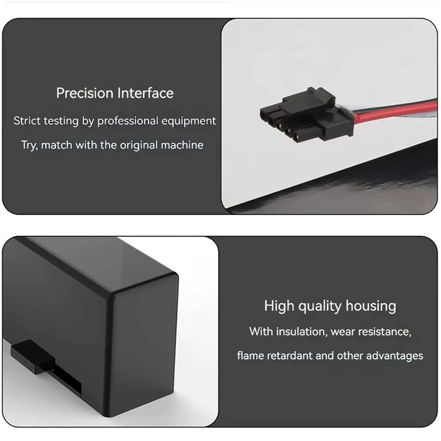 Xiaomi Ersatz Li-Ionen-Akku für Mi Robot Vacuum-Mop 2S Mop P STYTJ02YM, 14,4V 12800mAh, Schwarz - Bild 2