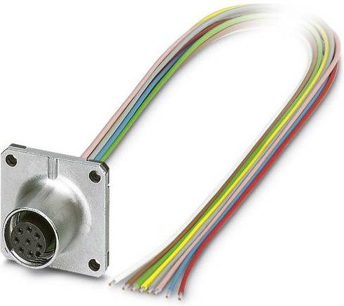 Phoenix Contact 1441697 Sensor-Aktor-Einbausteckverbinder M12 Buchse, 8-polig, Farbe: Silber - Bild 1