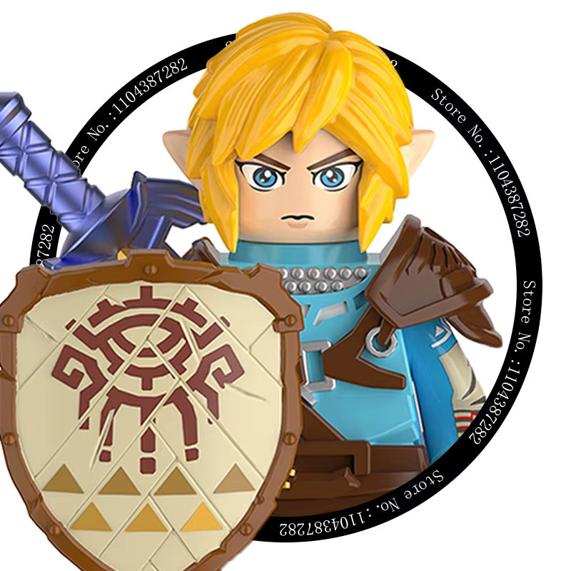 The Legend of Zelda Prinzessin, Mini-Bausteine Actionfiguren, Montage-Spielzeug - Bild 2