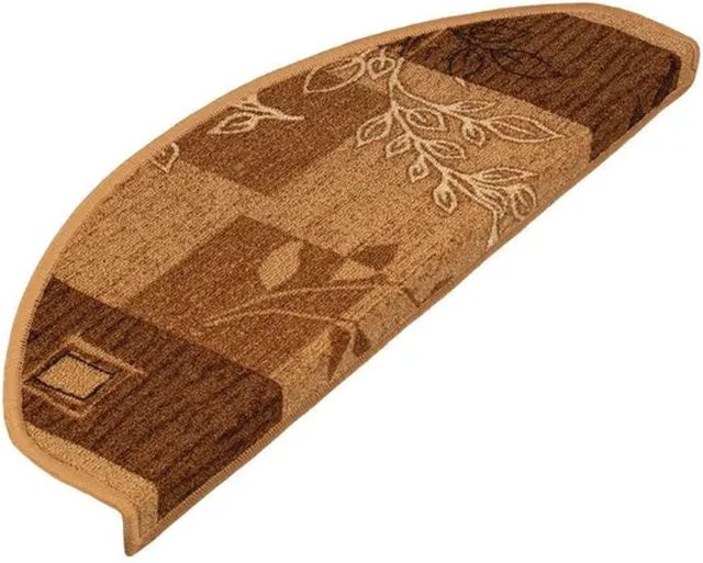KARAT Stufenmatte Akzent selbstklebend für Innenbereiche, Beige, Halbrund, B: 65 cm, T: 23,5 cm - Bild 1